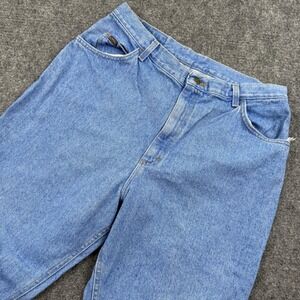 Vintage Riders by Lee Medium-wash Mom High Waist Straight Leg Flaw Women's